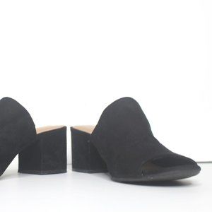 Christian Siriano black mule block heel size 11